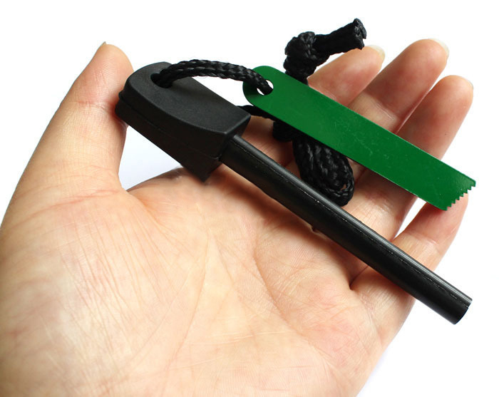 生存者夹心大号打火棒 求生打火石取火棒点火棒镁棒产品图