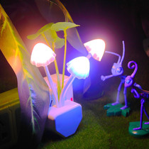 Dream mushroom wall lamp light sensor socket night light dream night light