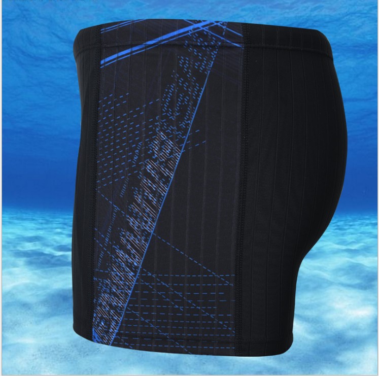 New digital printed swimming trunks flat corner/men's swimming trunks/men's swimming trunks/custom made Specification drawing