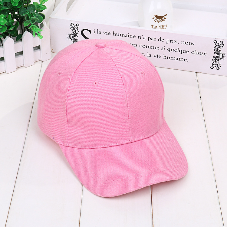 Korean sunscreen baseball cap Hip hop outdoor spring flat rim cap Duck tongue solid color solar plate cap wholesale spot