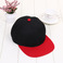 韩国光身纯色平沿帽男女士光板棒球帽hiphop街舞潮嘻哈帽子产品图