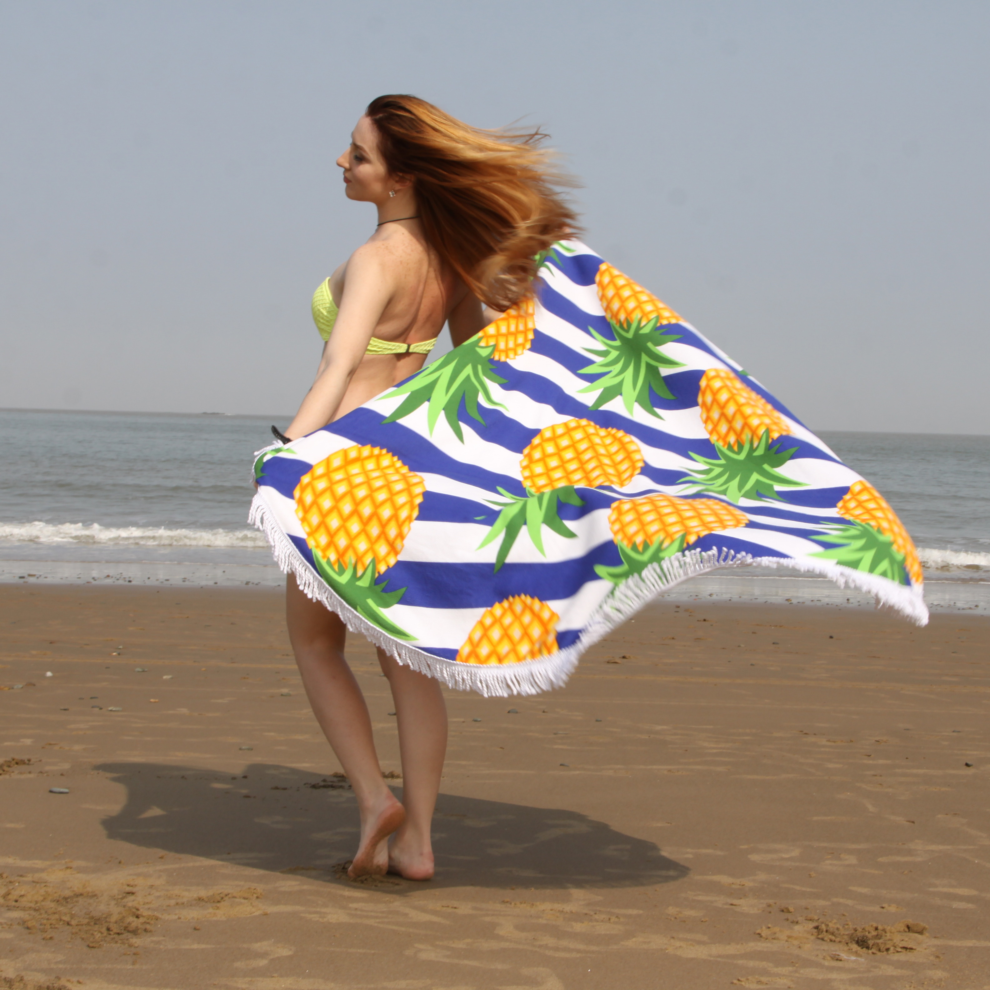 Aliexpress best-selling round fringed beach towels, microfiber bath towels and shawls for foreign trade supply details Picture