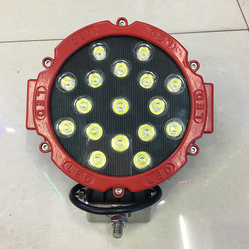 51W work light ultra-bright car equipped with LED spotlights and high-intensity concentrated lights Application Scenario
