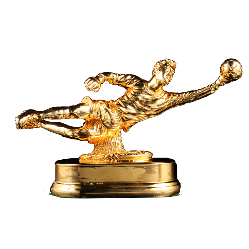Custom-made metal trophies, goalkeeper trophies, high-end trophies, football sports meeting trophies full figure