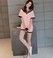 新款韩版女士字母短袖短裤睡衣休闲家居服产品图