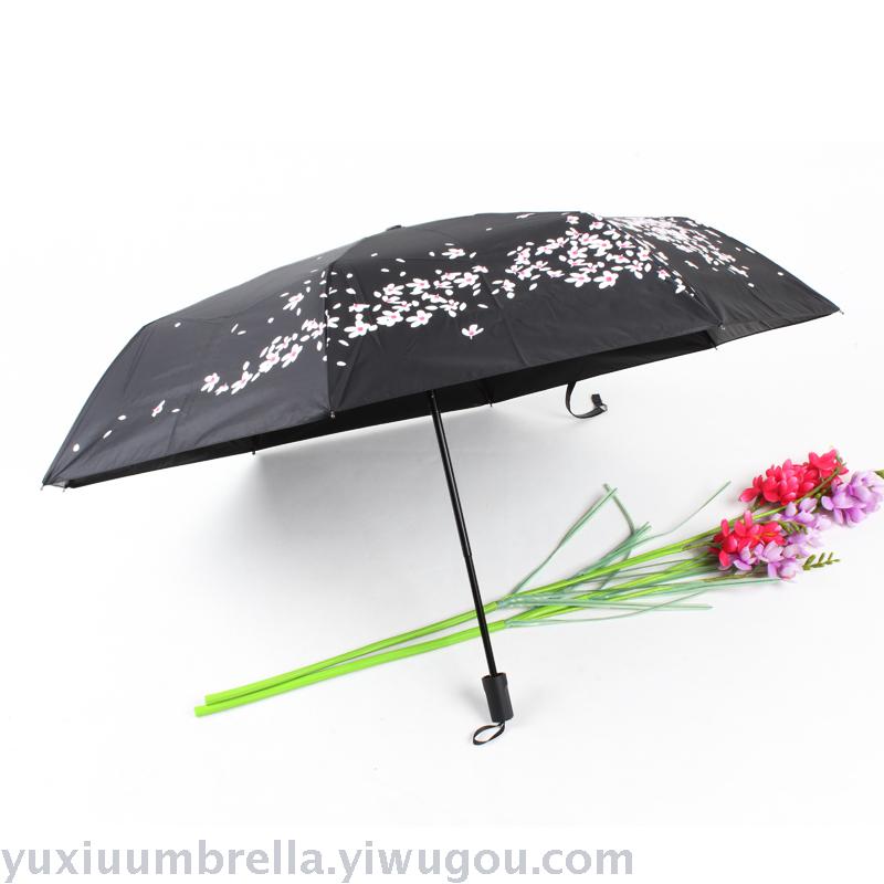 Black rubber umbrella, small black umbrella, UV-resistant sun umbrella, sunshade umbrella Application Scenario