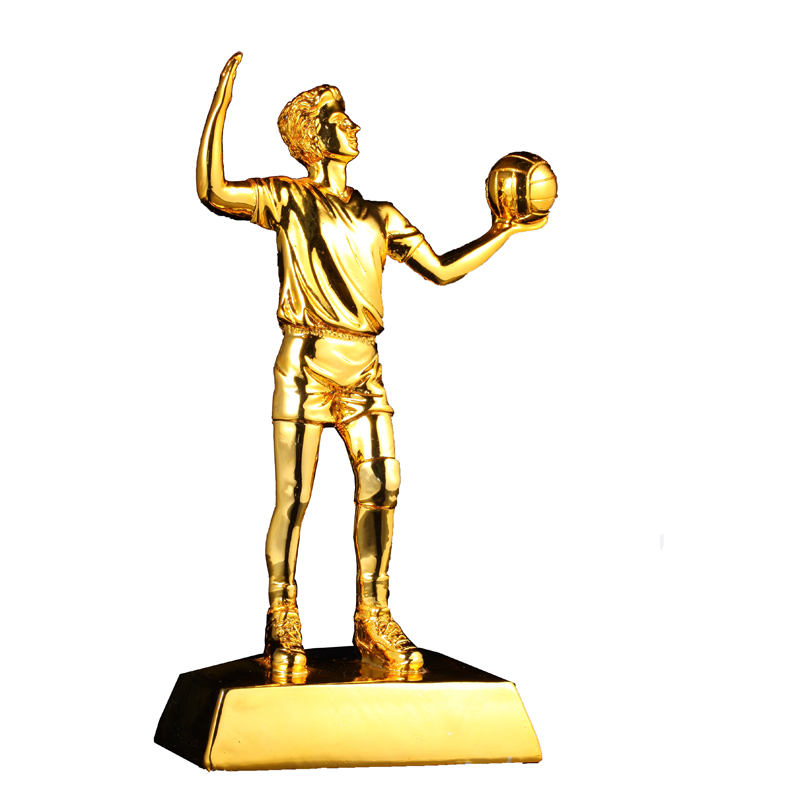 定做奖杯 金属奖杯 高档奖杯树脂排球奖杯运动奖牌图