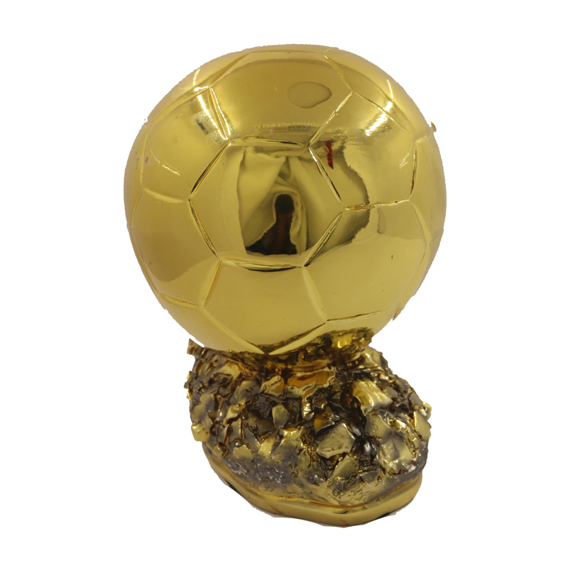 Golden Globe Award Trophy, football match gift full figure