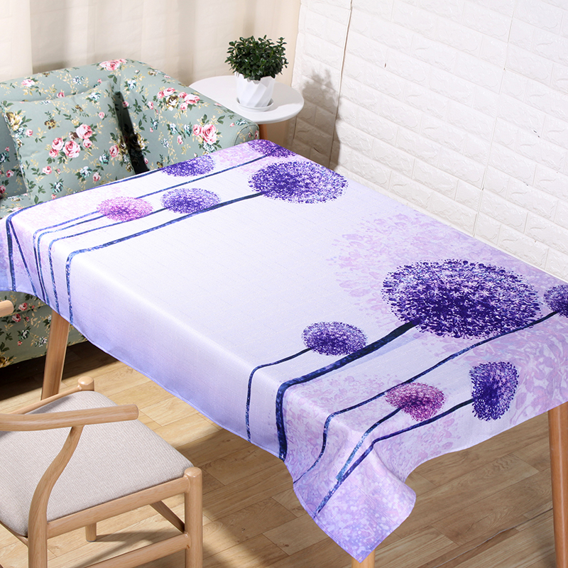 Factory direct sales of flower series tablecloths, cute tablecloths, cotton, linen and linen fabric, one-piece consignment Application Scenario