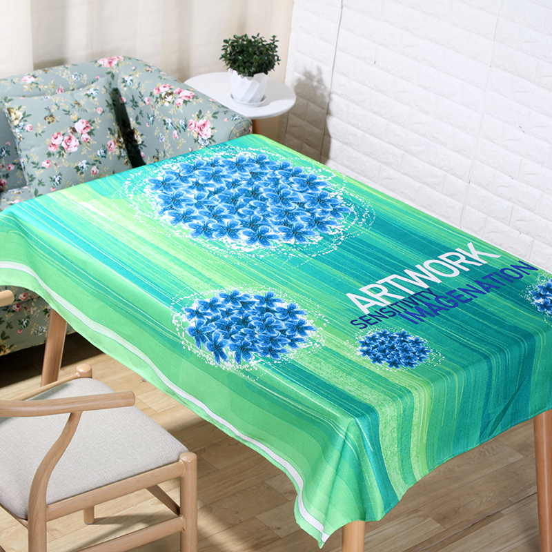 Factory direct sales of flower series tablecloths, cute tablecloths, cotton, linen and linen fabric, one-piece consignment