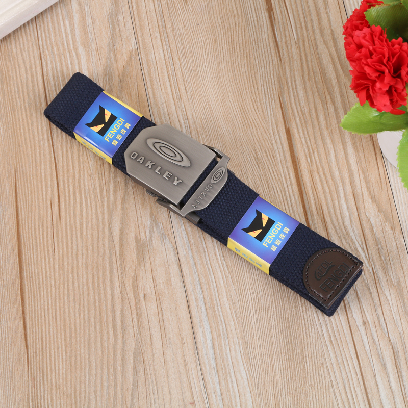 Men's Outdoor Canvas Belt Army Fans Fashion Jeans With Korean Version Of Everything Specification drawing