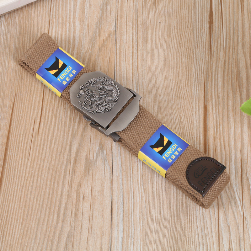 Men's Outdoor Canvas Belt Army Fans Fashion Jeans With Korean Version Of Everything details Picture