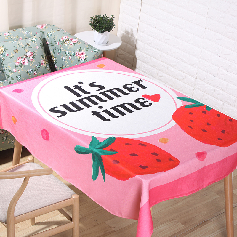 New fruit series tablecloths, linen tablecloths, cotton and linen tablecloths factory direct sales and wholesale