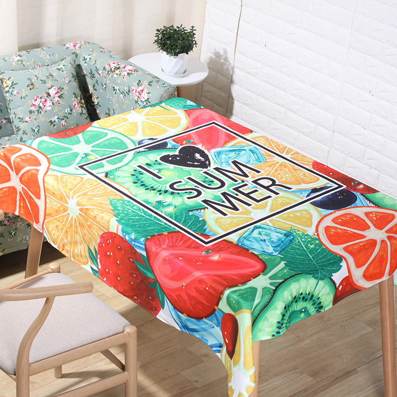 New fruit series tablecloths, linen tablecloths, cotton and linen tablecloths factory direct sales and wholesale Application Scenario