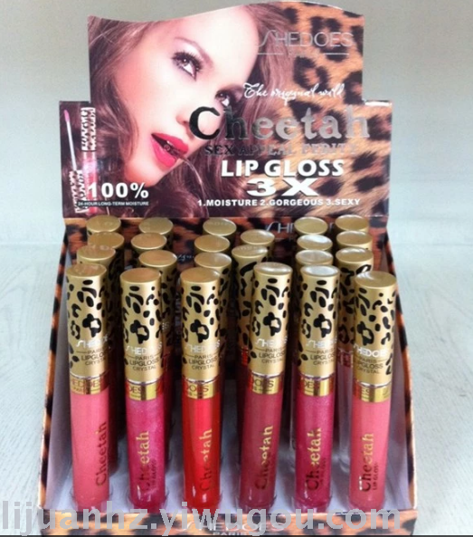 Leopard print lip gloss 8064# moisturizes and beautifies your lips Application Scenario