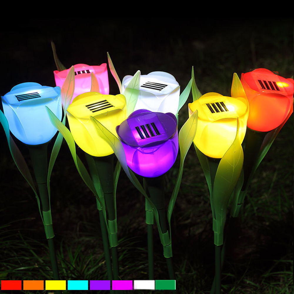 Solar lawn lamp Tulip lamp lawn lamp garden lamp