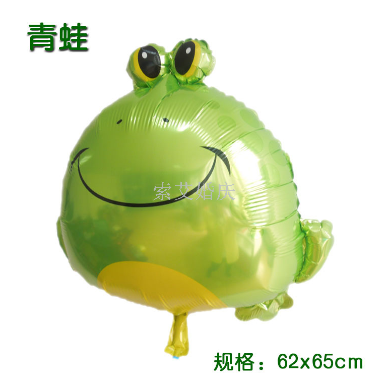 青蛙铝膜球气球儿童玩具产品图