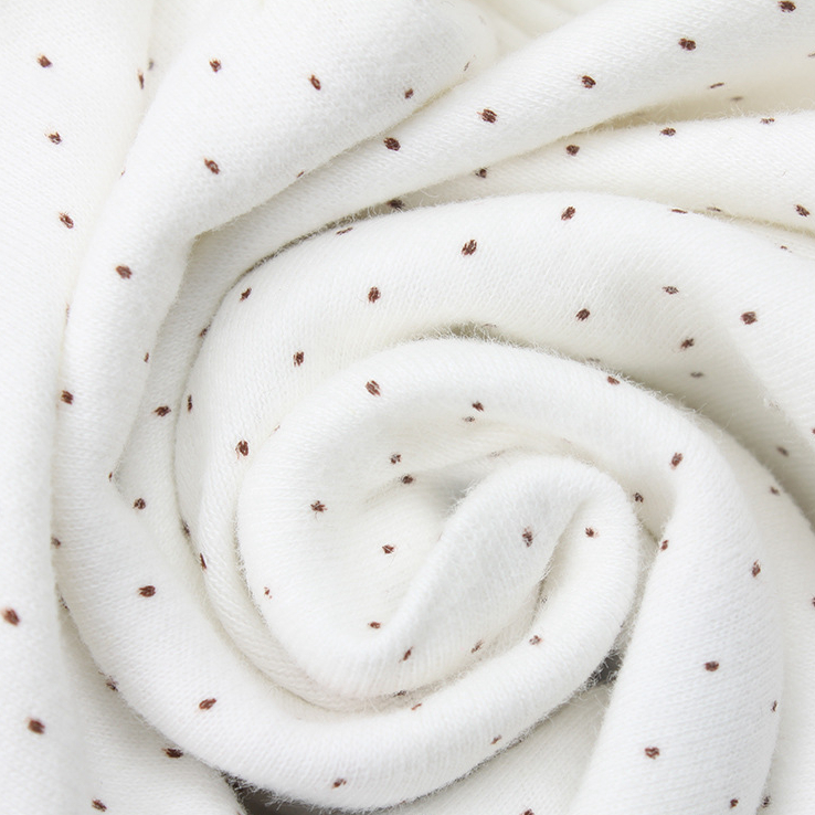 40精梳棉调皮小眼镜对襟纽扣婴幼儿内衣两件套产品图