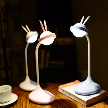 New rabbit LED desk lamp creative USB charging eye protection night light Specification drawing