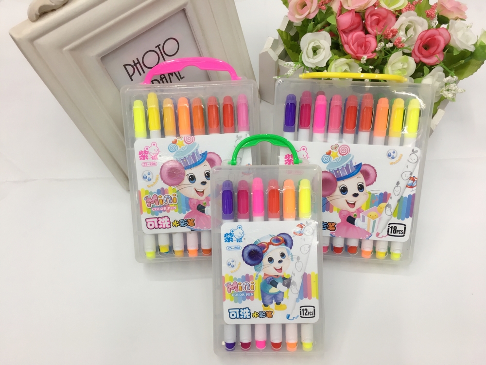 206-12 Color Washable Watercolor Pen Drawing Pen Doodling Pen Drawing Pen Application Scenario