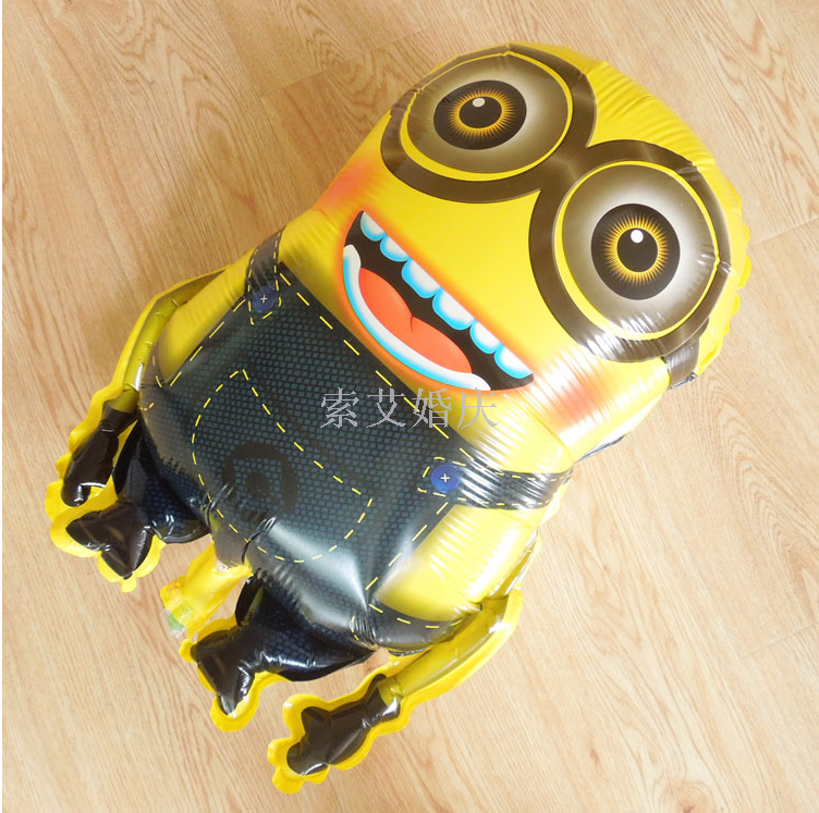 Minions aluminum film balloons, children's toys, party supplies, decoration and arrangement aluminum film balloons