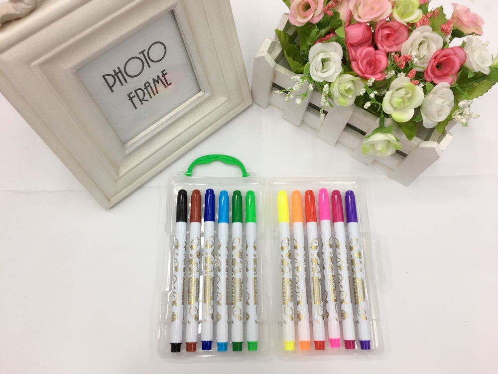 206-12 Color Washable Watercolor Pen Drawing Pen Doodling Pen Drawing Pen details Picture