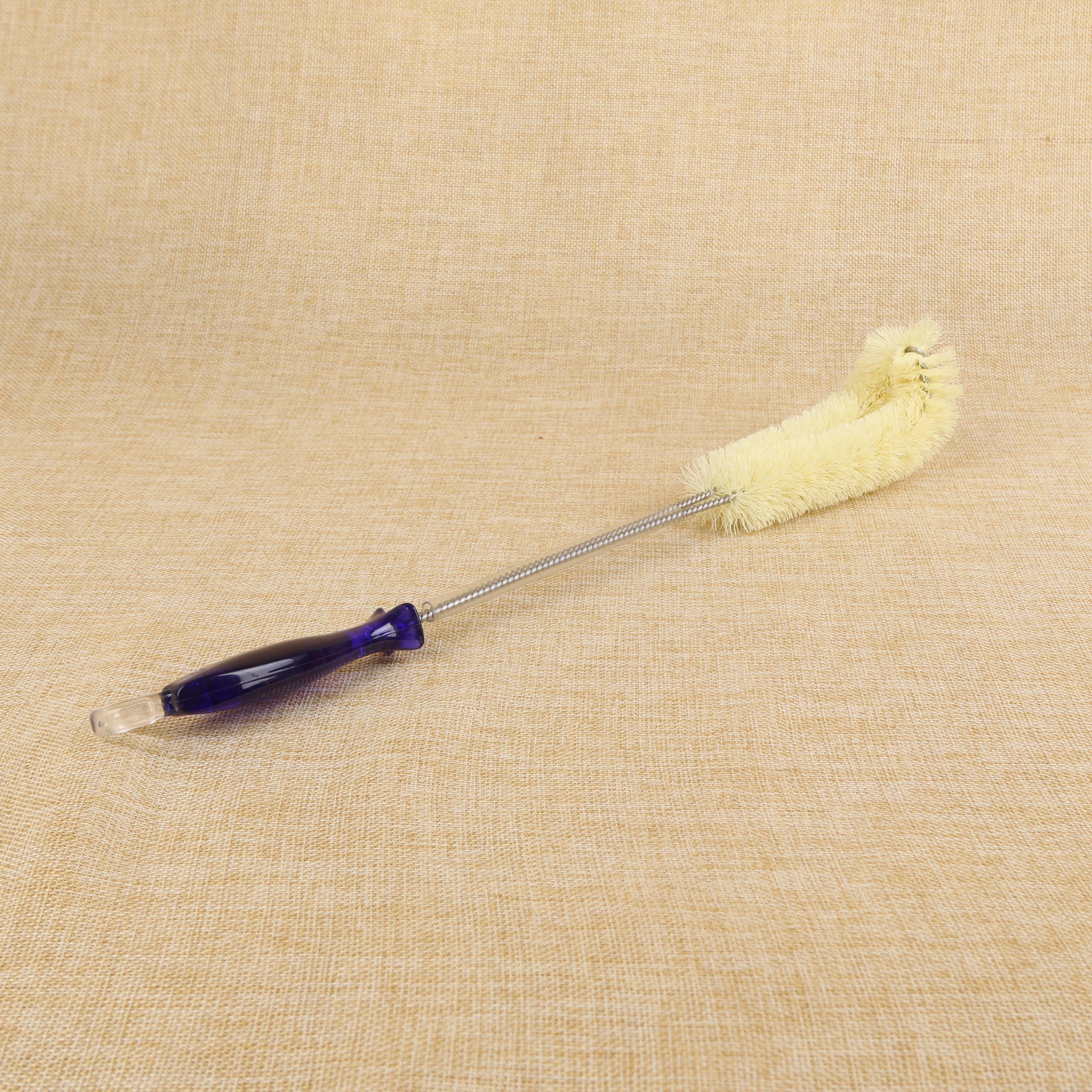 Japan.1229. Elbow Bottle Brush Cup Brush Vase Inner Wall Cleaning Brush Plus Long Specification drawing