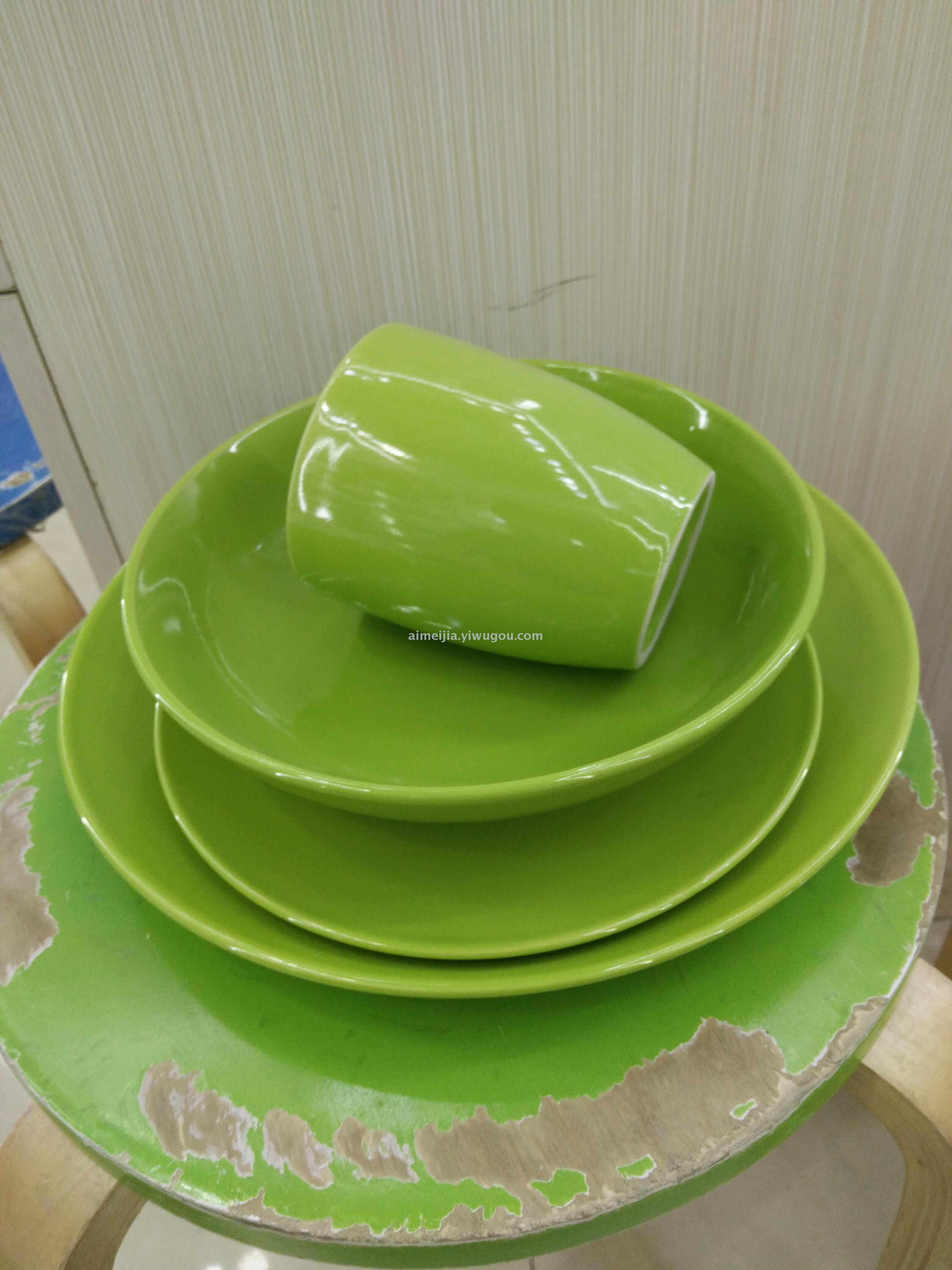 16-head Western tableware for 4 people, 16-head glazed tableware, 16-head ceramic tableware details Picture