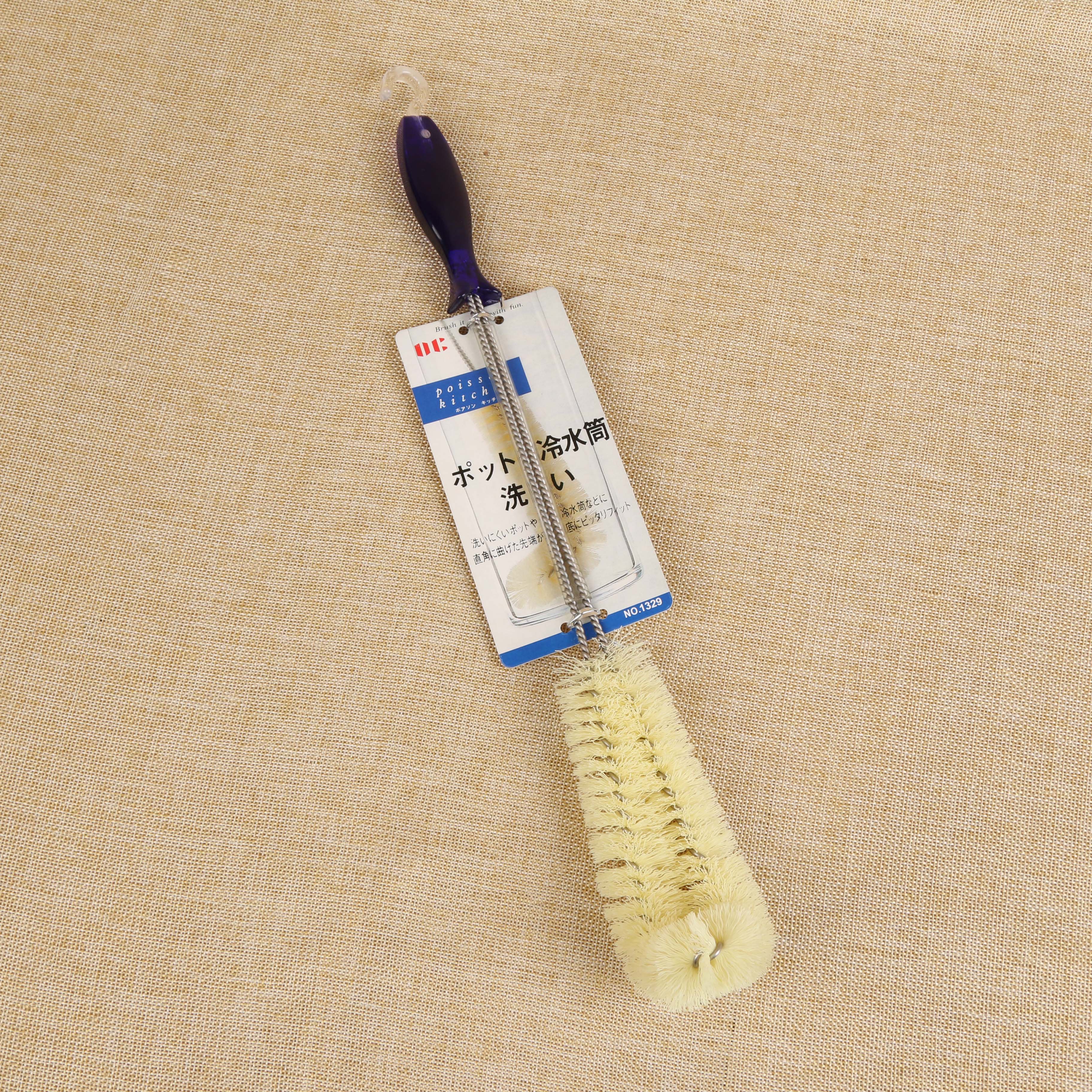 Japan.1229. Elbow Bottle Brush Cup Brush Vase Inner Wall Cleaning Brush Plus Long