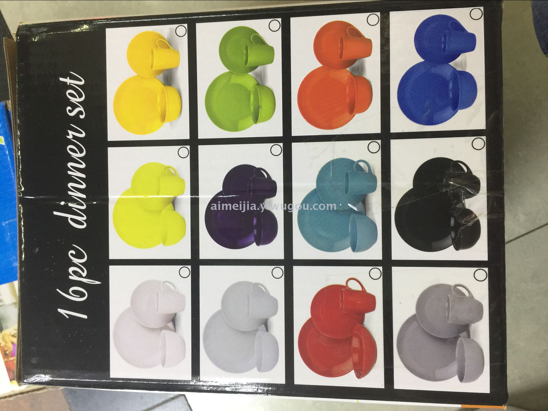 16-head Western tableware for 4 people, 16-head glazed tableware, 16-head ceramic tableware Application Scenario