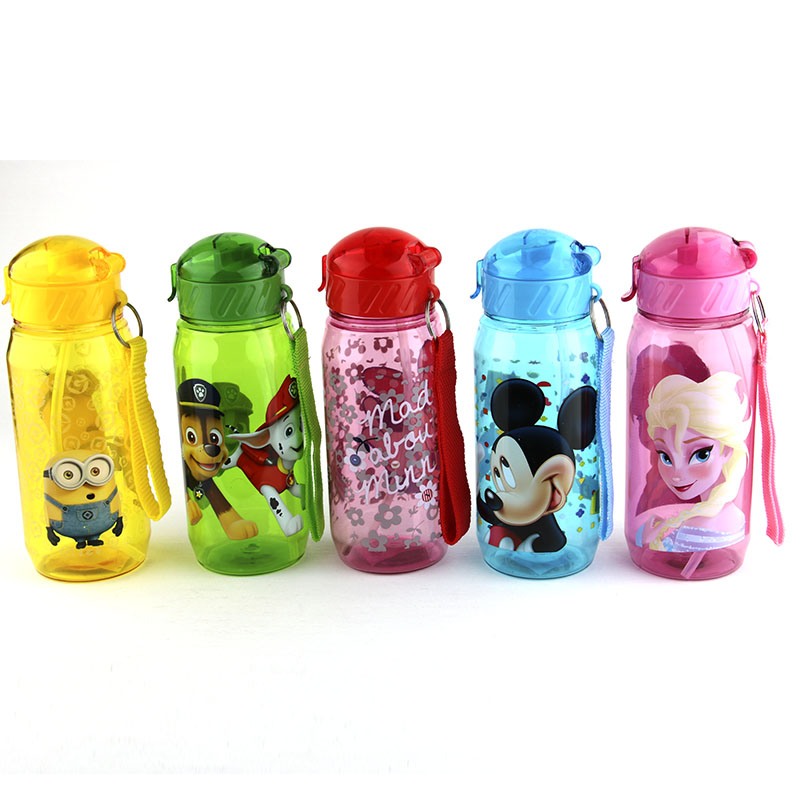 Children's water cups, cartoon cups, drinking cups can be carried. Factory direct sales 715-40 full figure