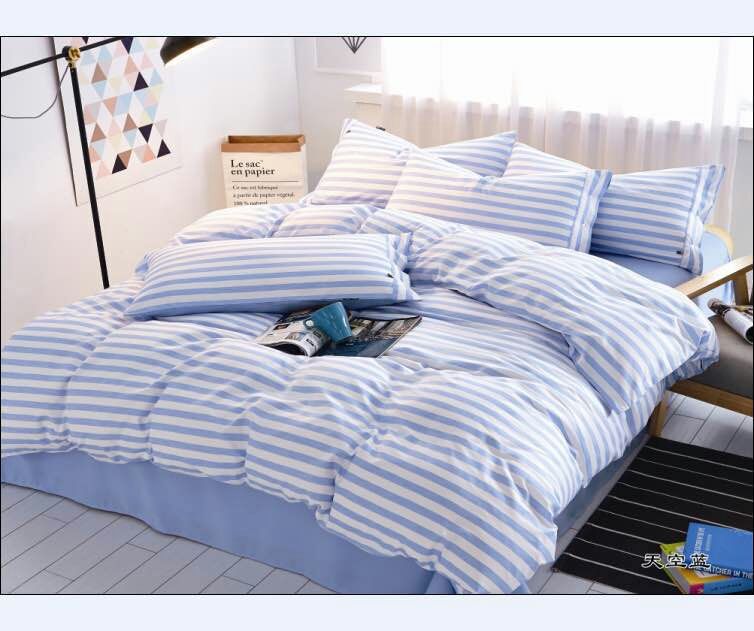 Washed cotton four-piece set