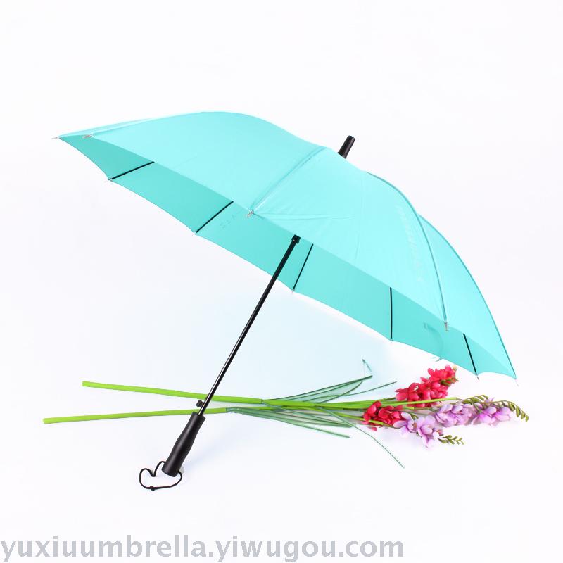 清新纯色包边简约雨伞自动直杆伞加固礼品广告伞男女式创意个性伞