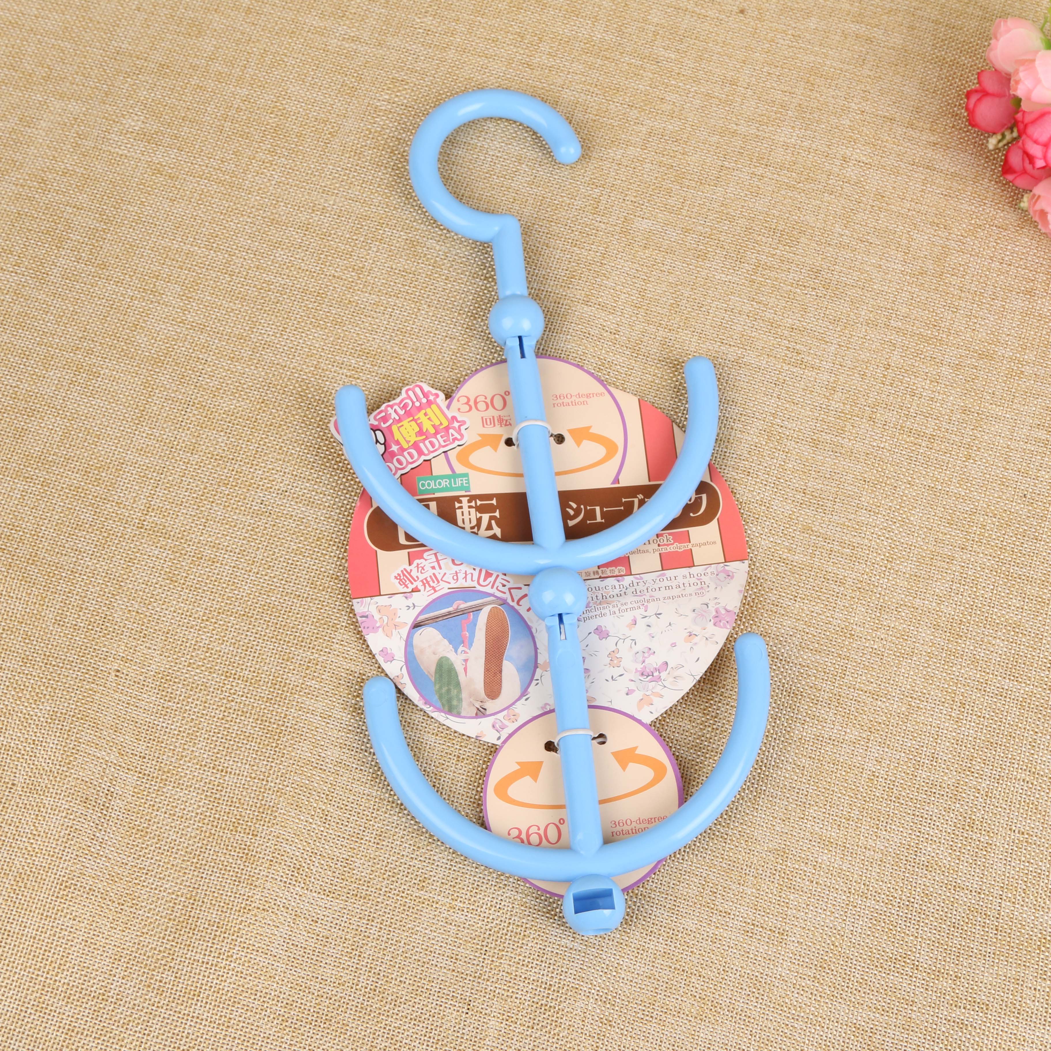 Windproof Double Hook Balcony Drying Shoe Rack Multi-Functional Shoe Rack Hanging Shoes Hanging Shoe Rack Hook Drying Shoe Rack Drying Rack