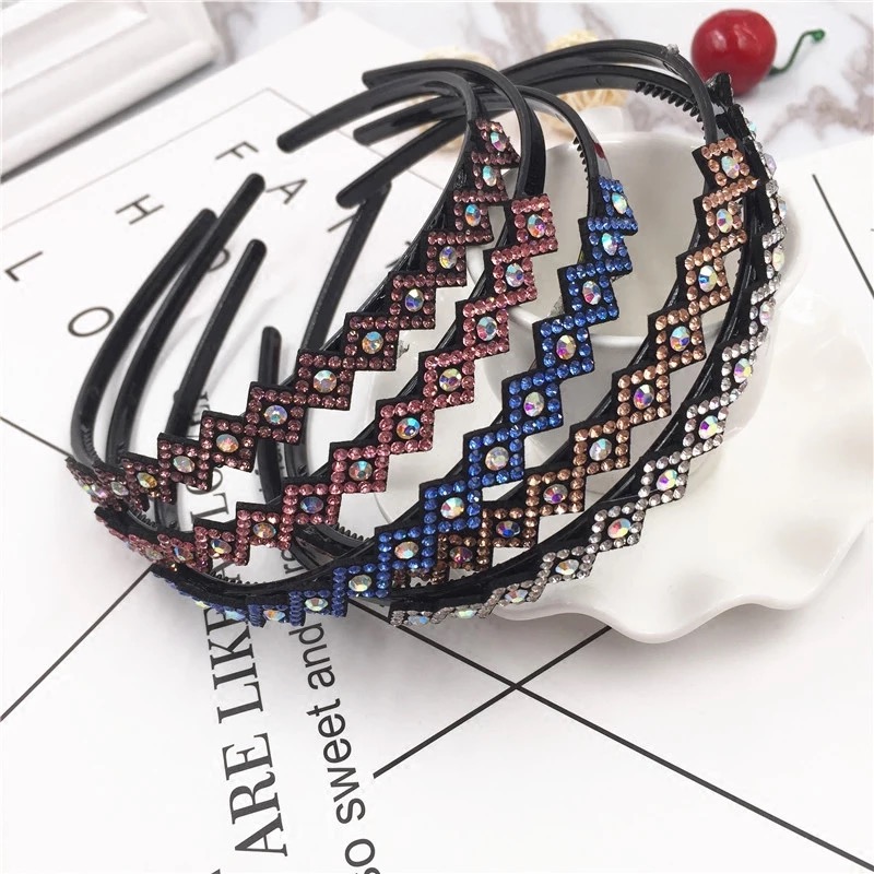 头饰满钻花形头扣