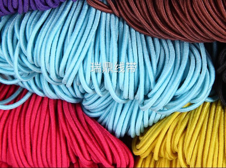 圆0.12cm进口松紧笔记本绳穿珠绳颜色齐全产品图
