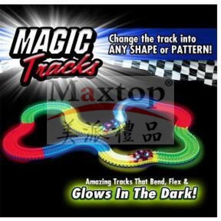 Children's electric toy cars, children's luminous tracks, car tracks details Picture