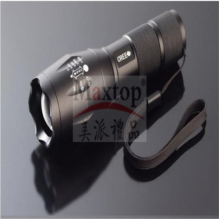 TV 产品 铝合金强光手电筒 伸缩变焦LED手电筒 22x