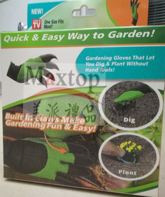 花园种植挖土手套 园艺柸载种植手套