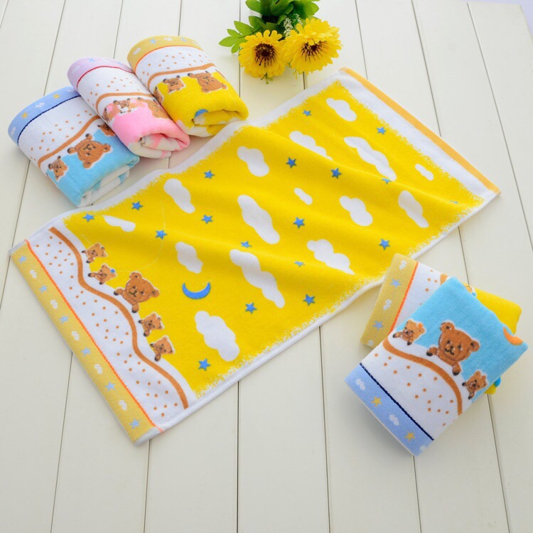 Pure cotton children's towels, absorbent towels, pure cotton towels, children's towels, Yiwu daily necessities Specification image