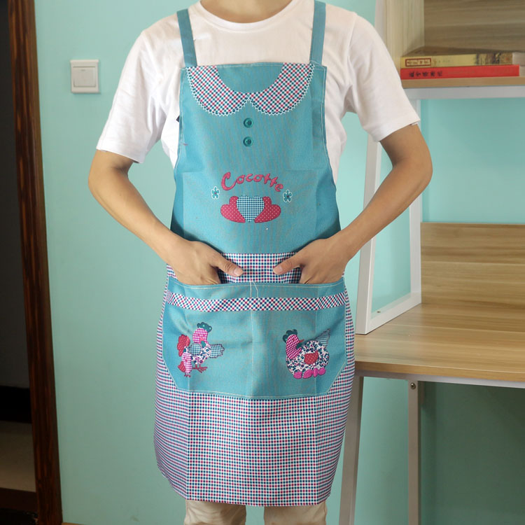 缎桃小鸡围裙产品图