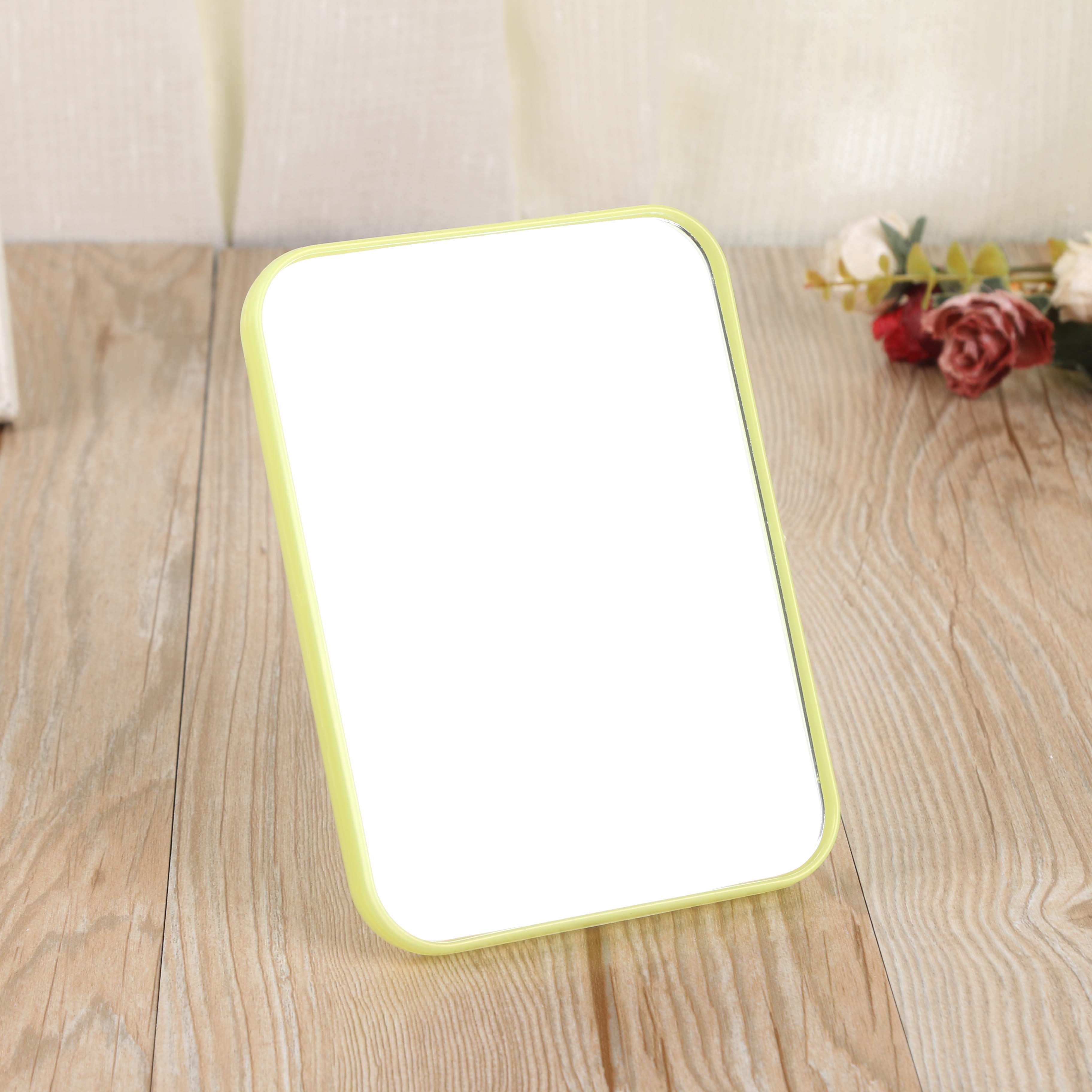 Hd Desktop Dressing And Makeup Mirror Portable Mirror Simple Princess Beauty Creative Desk Student Mirror Specification drawing