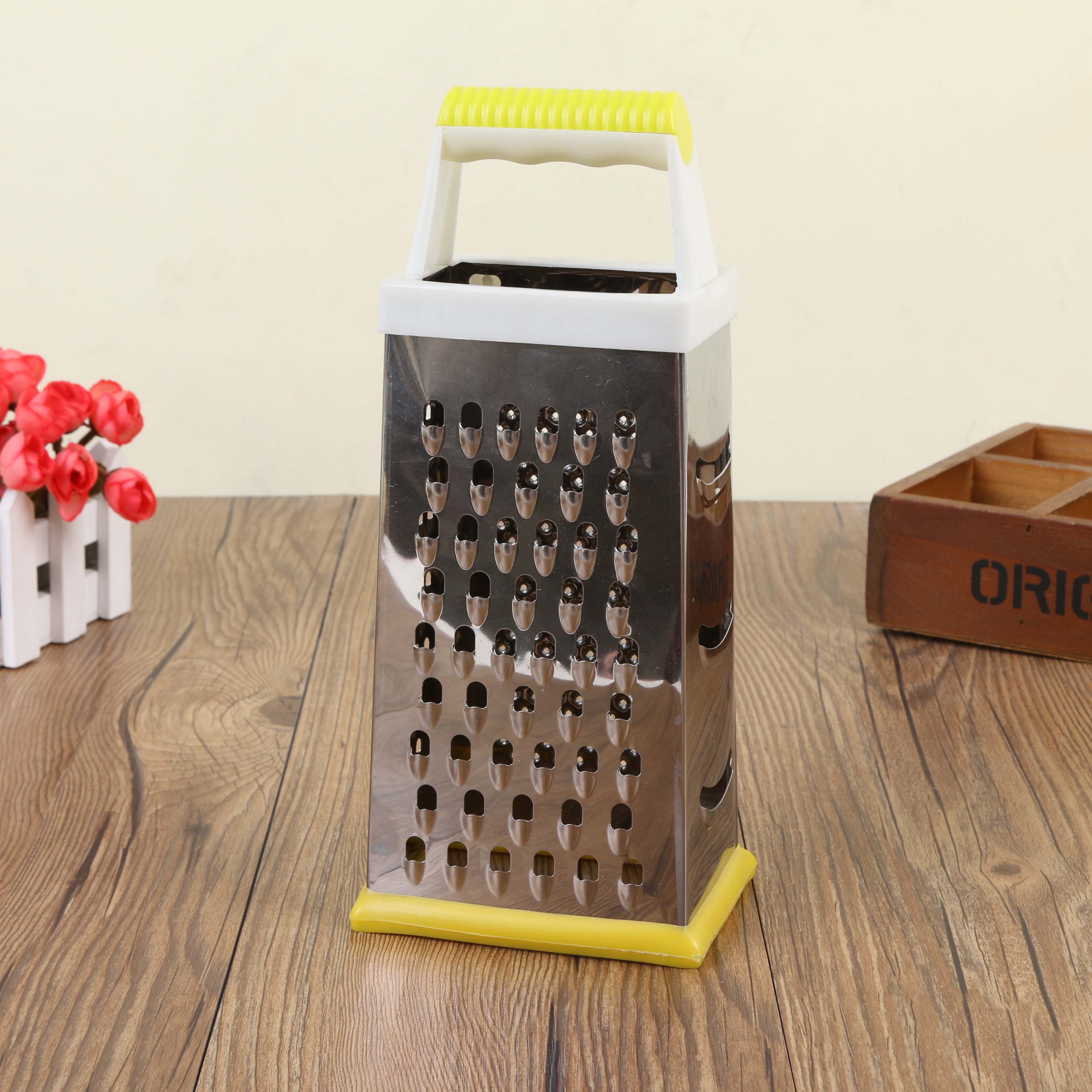 Stainless steel bubble scraper, grater, four-sided grater, slicer, multi-functional peel scraper, fruit and vegetable grater details Picture