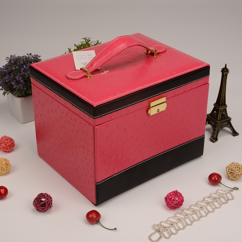 Guanyu jewelry box PU Princess European trinket collection box with lock wedding gift birthday gift