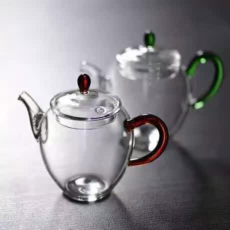 Glass Teapot With Open Fire details Picture