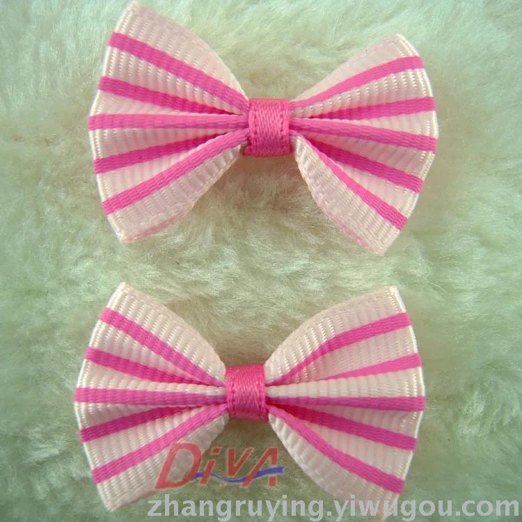 Wholesale ribbon accessories, wholesale children's headwear bands. New styles are now available. Ribbed bows can be customized Specification image