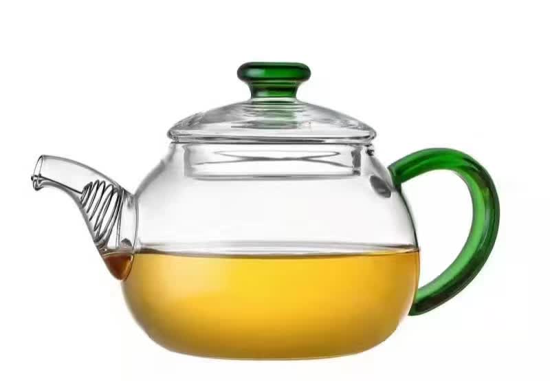 Glass Teapot With Open Fire Application Scenario