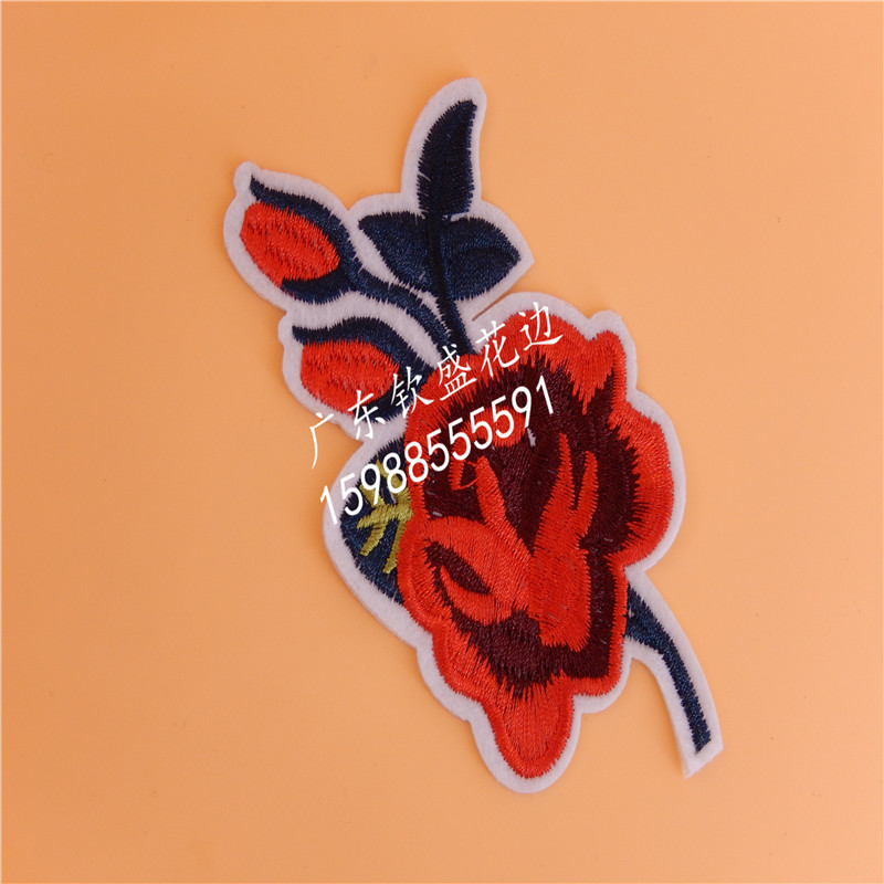 Factory direct sales of water-soluble lace and customizable clothing accessories with self-adhesive patterns