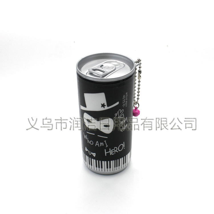 Export 30 pieces of black and white patterned high can cola bucket wet wipes for foreign trade Specification image