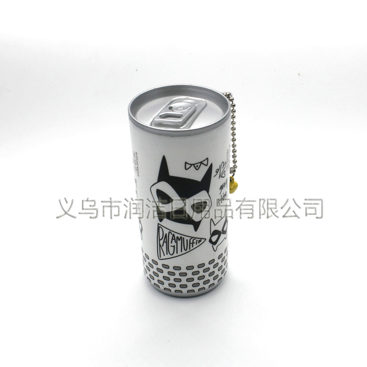 Export 30 pieces of black and white patterned high can cola bucket wet wipes for foreign trade details Picture